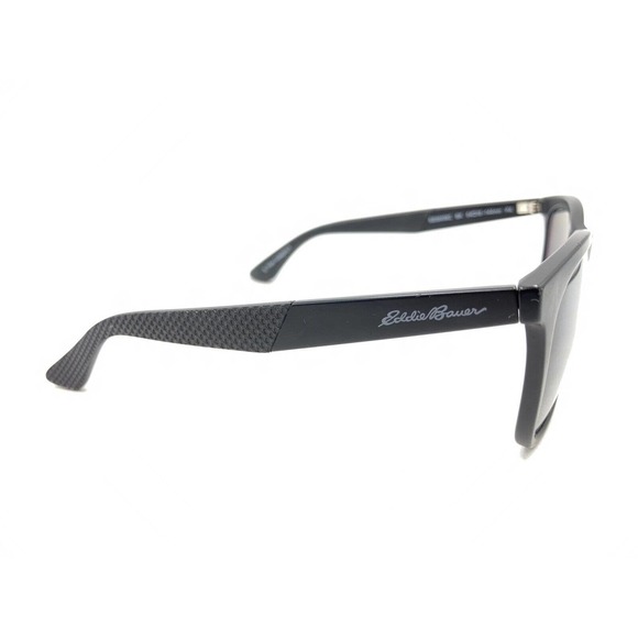 Eddie Bauer EB 39406C Black Sunglasses Gray Lens 54-18 144 Designer Polarized - Picture 4 of 12